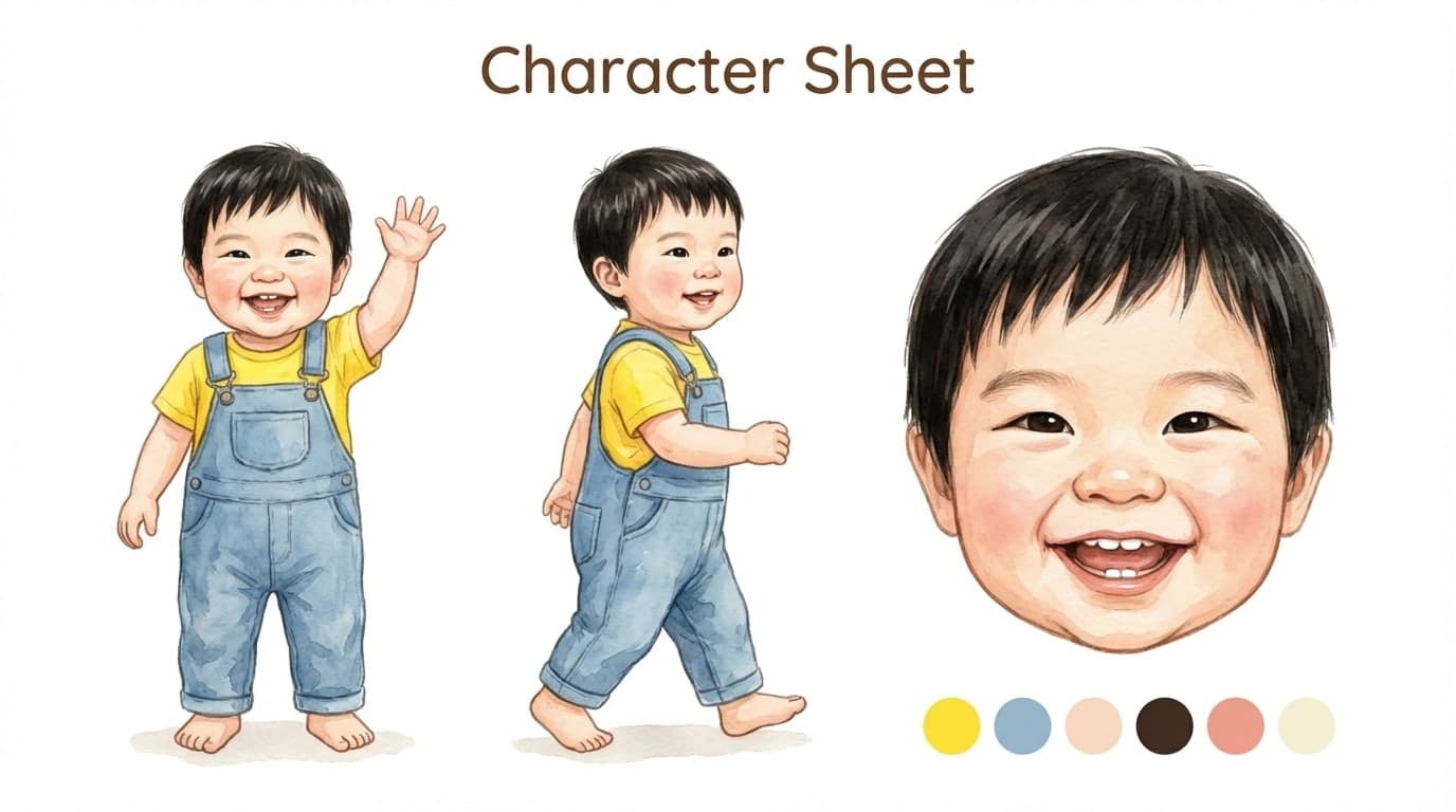 Comparing illustrated character styles
