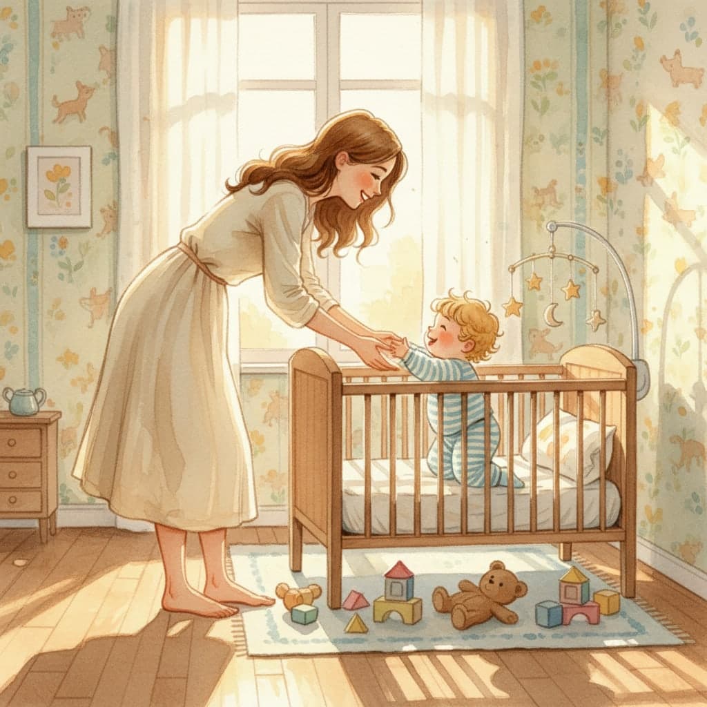 Example illustrated story scene